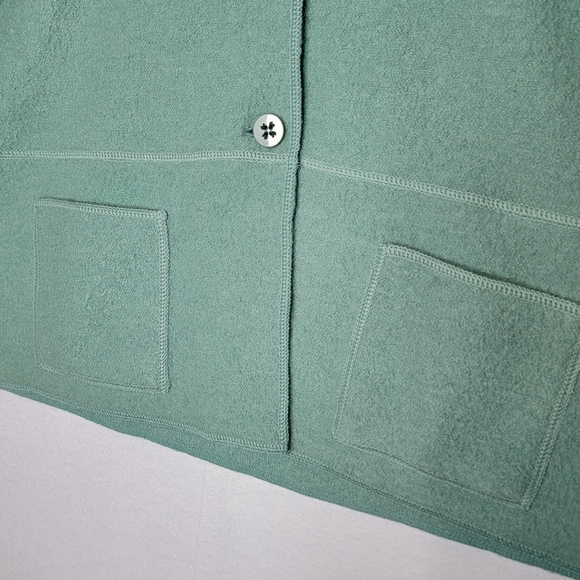 Sigrid Olsen Sport Wool 3-Button Cardigan Sweater Size Large #471 - Picture 3 of 10